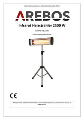 AREBOS AR-HE-HS2500 Original Bedienungsanleitung