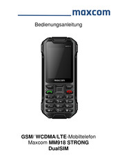 Maxcom MM918 STRONG Bedienungsanleitung