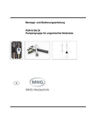MHG PGR-S Montage- Und Bedienungsanleitung