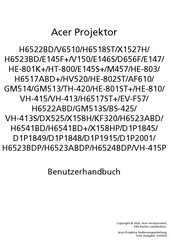 Acer H6523BDP Benutzerhandbuch