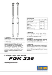 Ohlins FGK 236 Montageanleitung