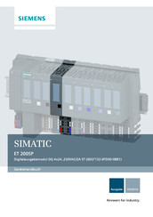 Siemens simatic et 200sp Gerätehandbuch