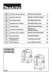 Makita VC001GLZ Betriebsanleitung