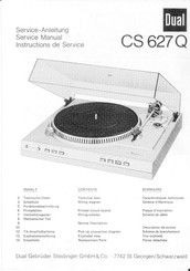 Dual CS 627 Q Serviceanleitung