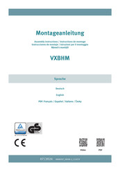 Hammerbacher VXBHM Montageanleitung