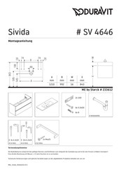 Duravit Sivida SV 4646 Montageanleitung