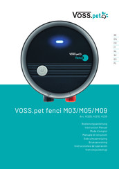 Voss.pet fenci M05 Bedienungsanleitung