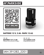 Parkside PAPK 12 A3 Originalbetriebsanleitung