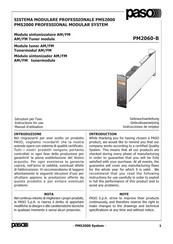 Paso PMS2000 System Gebrauchsanleitung