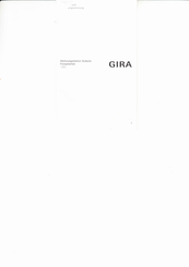 Gira 1250-Serie Bedienungsanleitung
