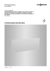 Viessmann Vitoplanar EI5 EI5.A700BNA Montageanleitung Für Die Fachkraft