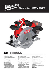 Milwaukee M18 CCS55 Originalbetriebsanleitung