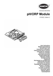 Hach pH/ORP Module Bedienungsanleitung