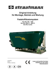 BSL strautmann Bio-Mix 2000 D Original Anleitungen