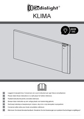 Radialight KLIMA 20 Benutzerhandbuch