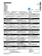 Siemens SIRIUS 3RT232 Serie Betriebsanleitung