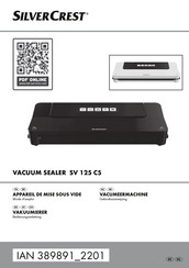 Silvercrest 389891 2201 Bedienungsanleitung