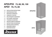 RAVAK +APSS 75 Montageanleitung