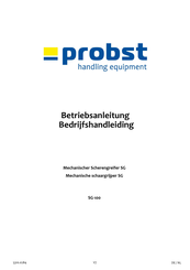 probst SG-100 Betriebsanleitung