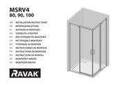 RAVAK MSRV4 100 Montageanleitung