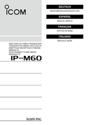 Icom IP-M60 Basis Bedienungsanleitung