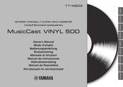Yamaha MusicCast VINYL 500 Bedienungsanleitung