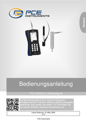 PCE Instruments 3000ULS Bedienungsanleitung