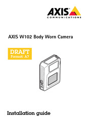 Axis Communications W101 Installationsanleitung