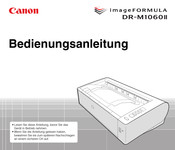 Canon imageFORMULA DR-M1060II Bedienungsanleitung