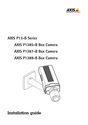 Axis Communications P1385-B Installationsanleitung