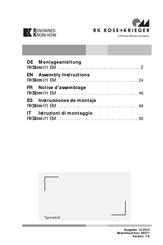 RK Rose+Krieger RKSlimlift EM Montageanleitung