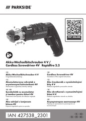 Parkside Rapidfire 2.2 Originalbetriebsanleitung