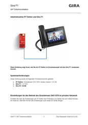 Gira F1 Anleitung