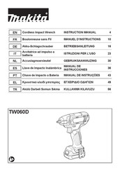 Makita TW060D Betriebsanleitung