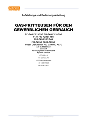 Lotus LIBR.ISTR.F70G CAMINO ALTO Aufstellungs- Und Bedienungsanleitung