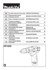 Makita HP330DWE Betriebsanleitung