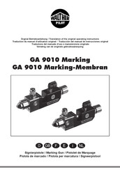 WALTHER PILOT GA 9010 Marking Orginal-Betriebsanleitung