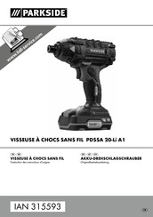 Parkside PDSSA 20-Li A1 Originalbetriebsanleitung