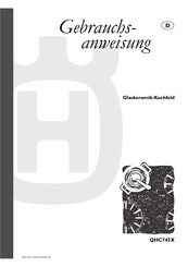 Electrolux Husqvarna QHC745X Gebrauchsanweisung