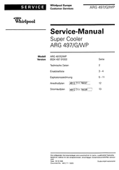 Whirlpool ARG 497/G/WP Serviceanleitung