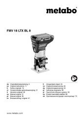 Metabo FMV 18 LTX BL 8 Originalbetriebsanleitung