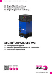 Abicor Binzel xFUME ADVANCED W3 Originalbetriebsanleitung