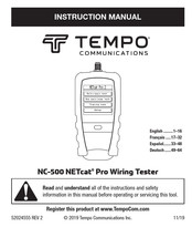 Tempo Communications NC-500 NETcat Pro Bedienungsanleitung