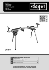 Scheppach 5907108900 Originalbetriebsanleitung