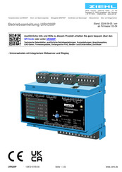 ZIEHL UR420IP Betriebsanleitung