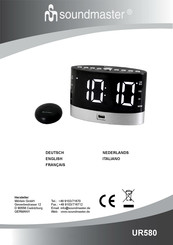 SOUNDMASTER UR580 Bedienungsanleitung