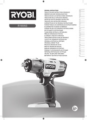 Ryobi ONE+ R18IW3-120S Übersetzung Der Originalanleitung
