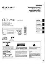 Pioneer CLD-2950 Bedienungsanleitung