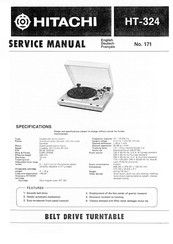 Hitachi HT-324 Service