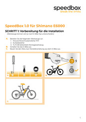 Speedbox 1.0 Bedienungsanleitung